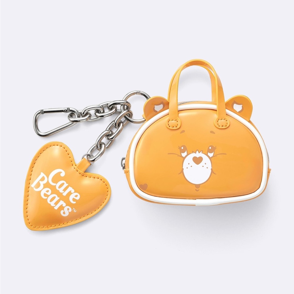 Care Bears Orange Bag Accessories- Coin Purse- Keychains
